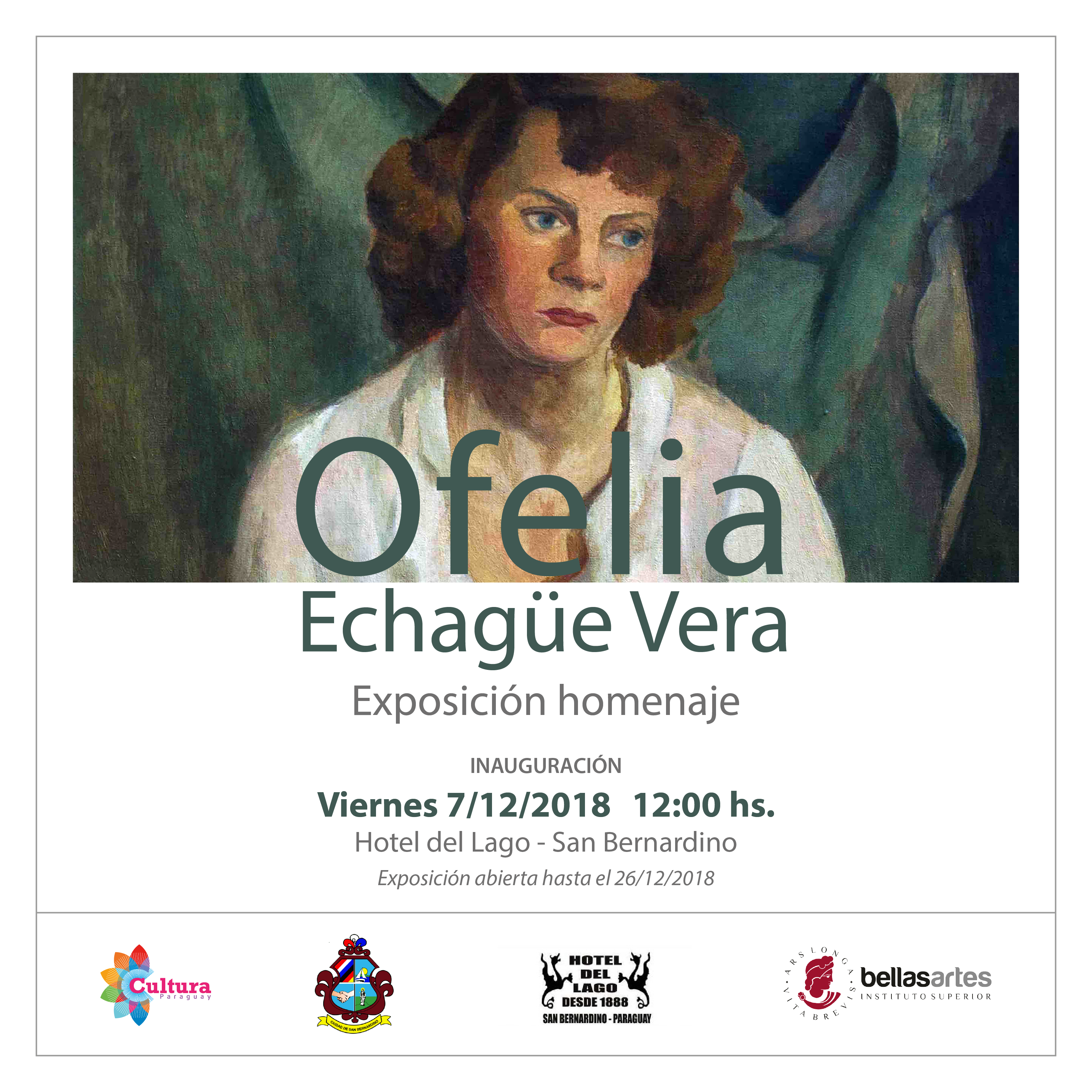 Obras de Ofelia Echagüe visita San Bernardino imagen
