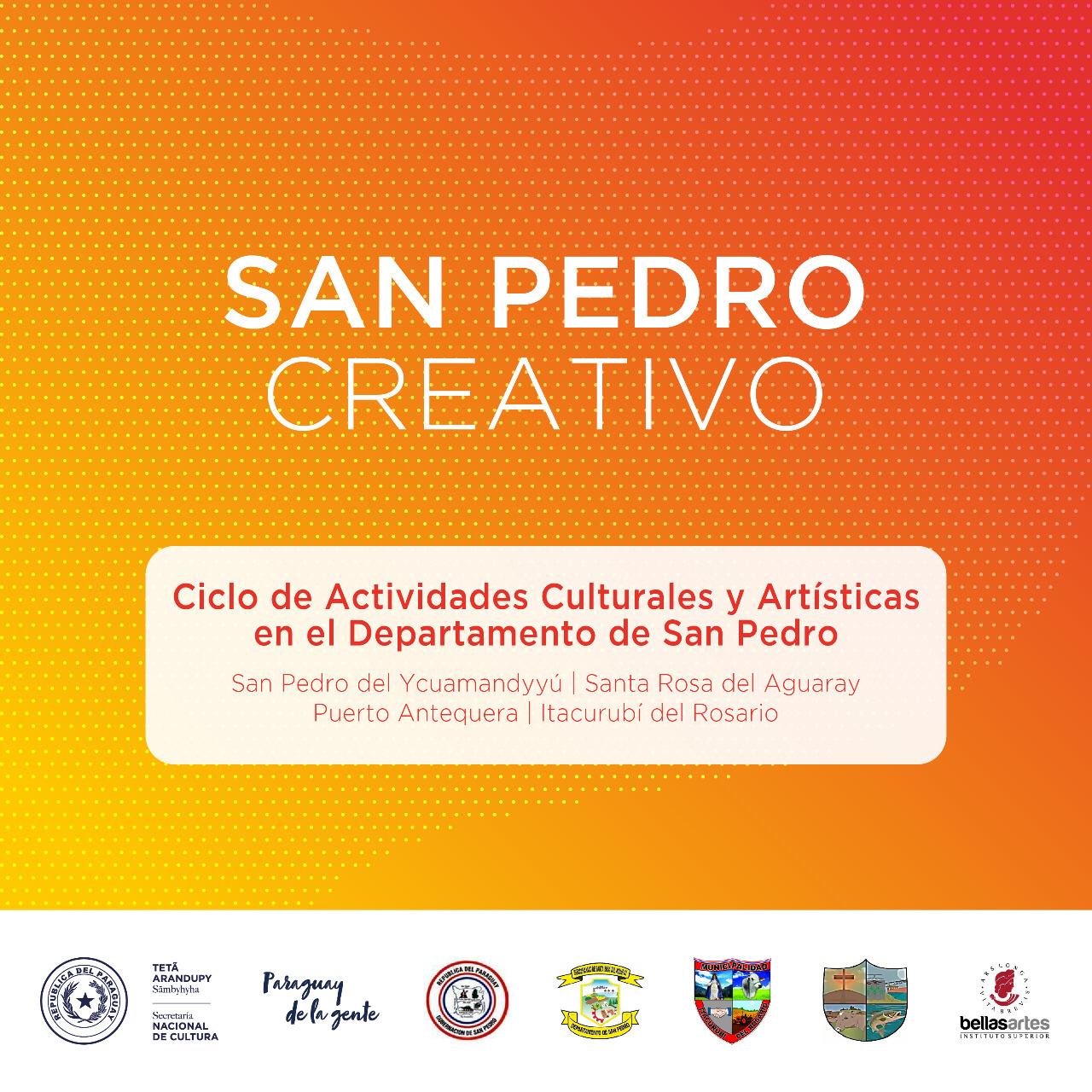 Impulsan el ciclo cultural “San Pedro Creativo” imagen