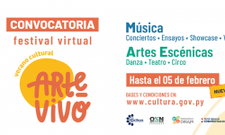 Convocatoria Festival Virtual ARTE VIVO Verano Cultural imagen