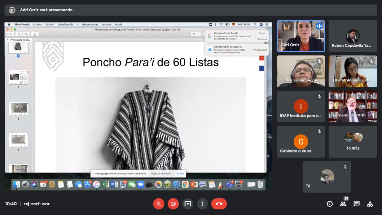 Presentarán candidatura del poncho para’i de 60 listas como Patrimonio Cultural Inmaterial de la UNESCO imagen
