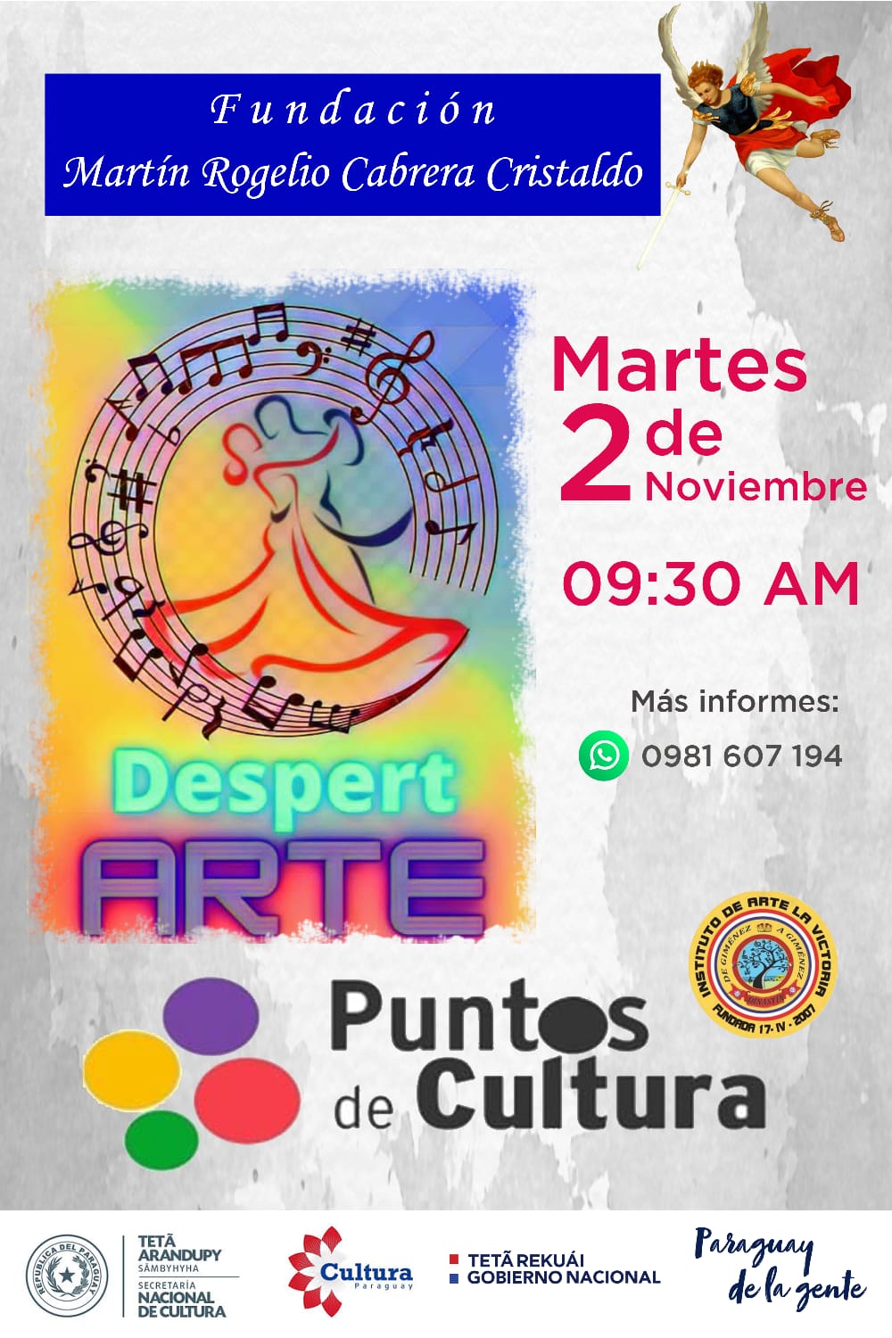 En Limpio, el Espacio Cultural de Arte La Victoria se presentará oficialmente como Punto de Cultura imagen