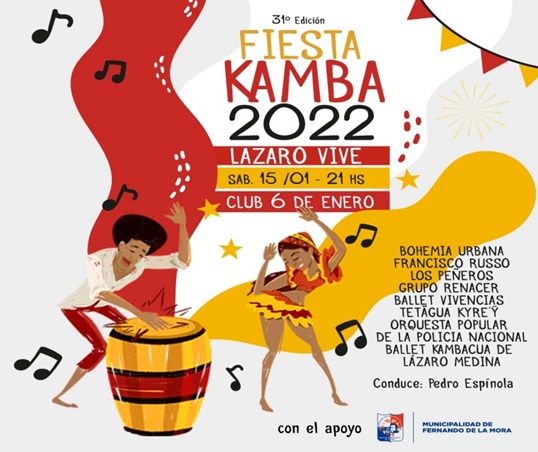 «Fiesta Kamba» reunirá a artistas nacionales para rendir homenaje a San Baltazar imagen