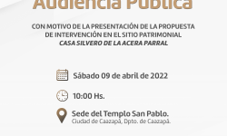 Este sábado se presentará la propuesta de intervención del sitio patrimonial Acera Parral en Caazapá imagen
