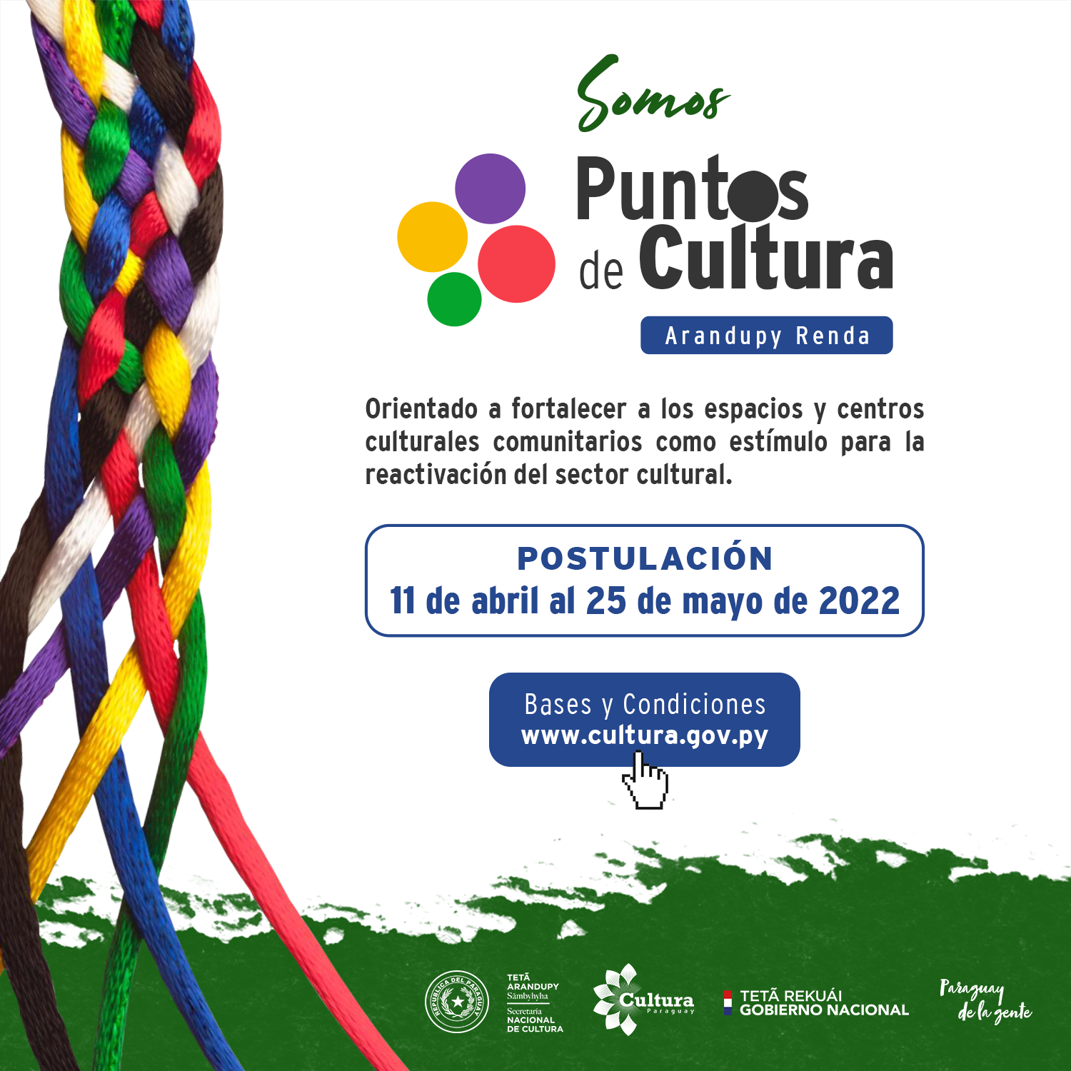 La SNC habilita convocatoria para el Programa Puntos de Cultura 2022 imagen
