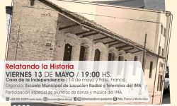 #FiestasPatrias2022 || Clase abierta “Relatando Historia” en la Casa de la Independencia imagen