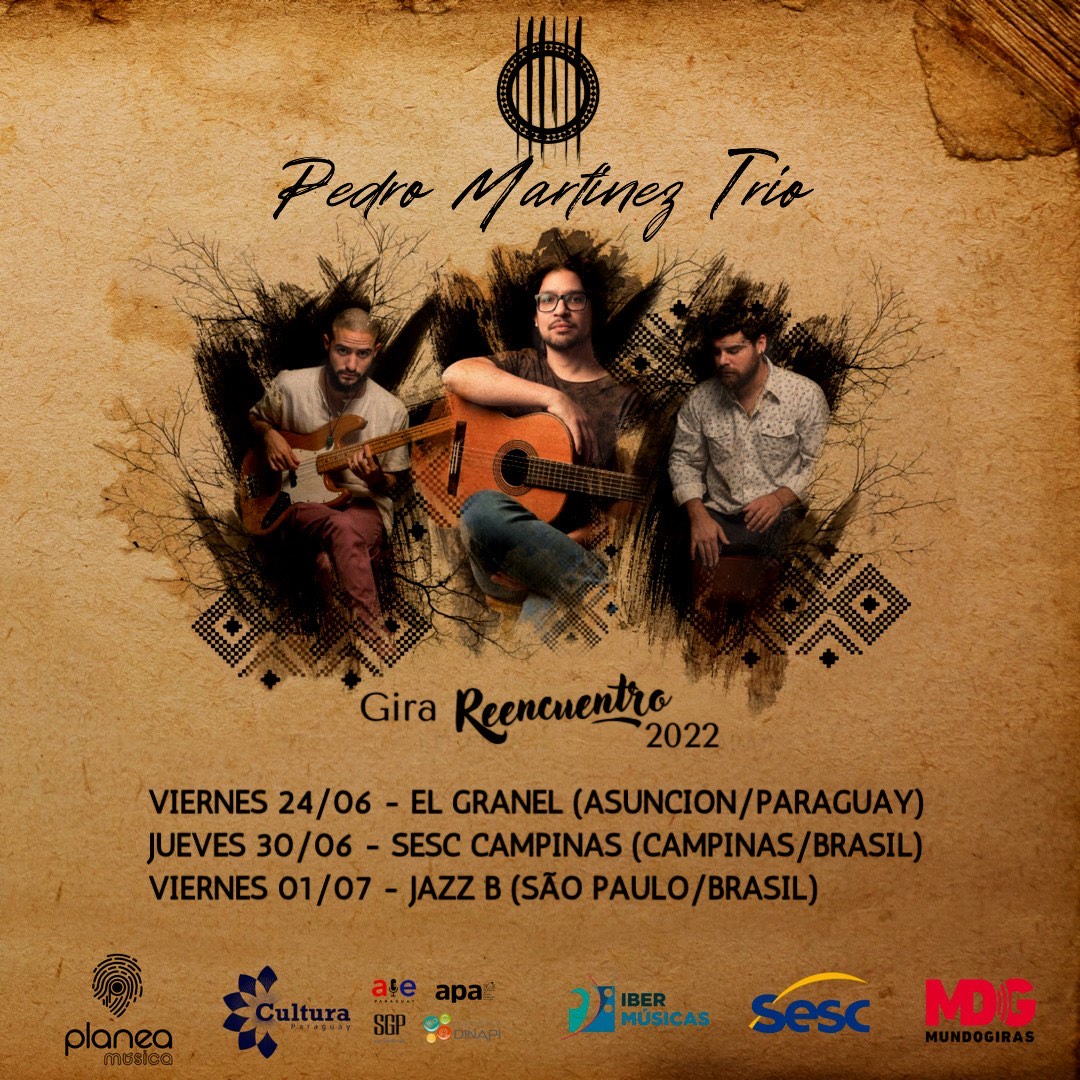 Pedro Martínez Trío inicia gira por Paraguay y Brasil imagen