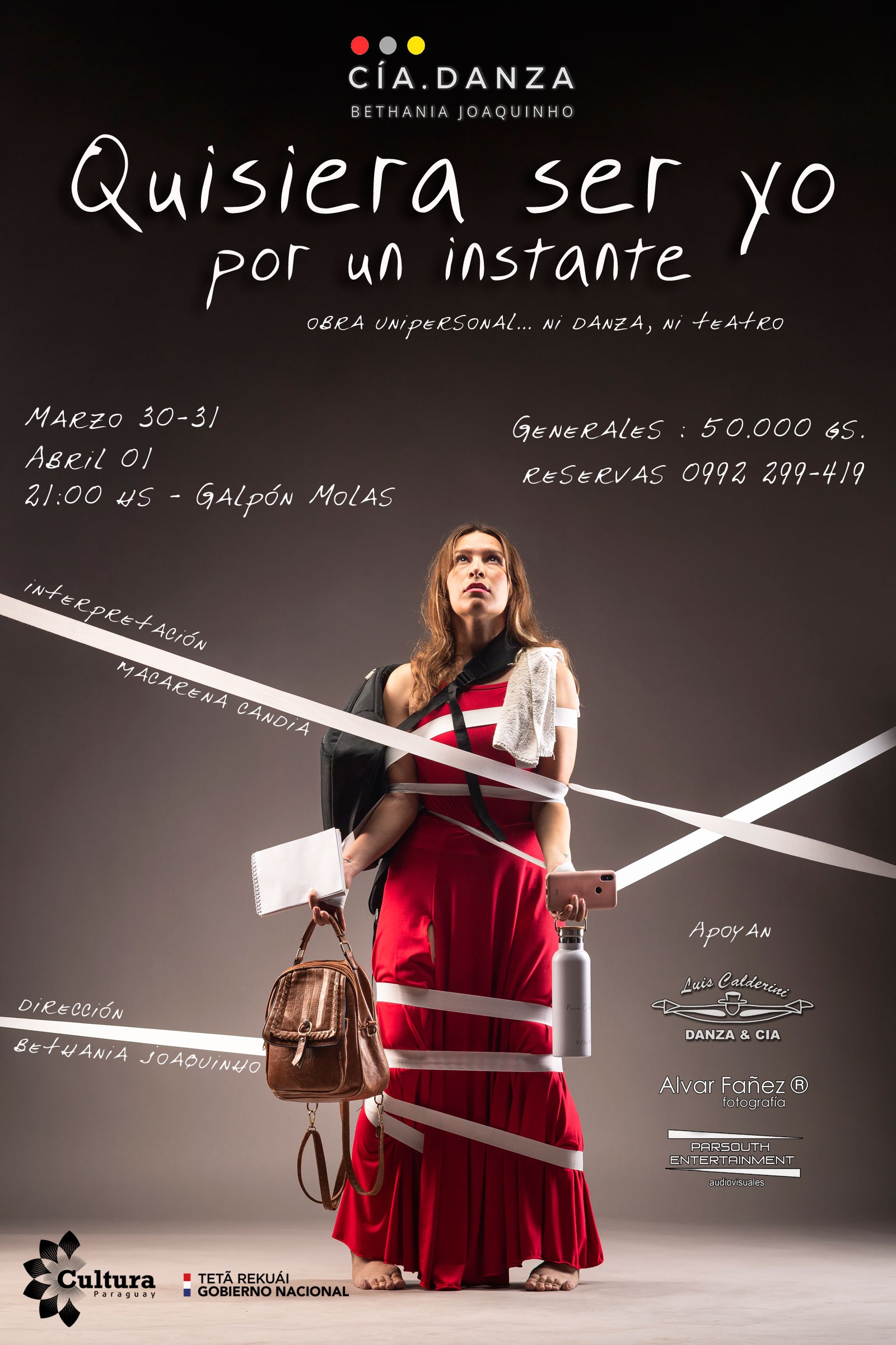 Sube a escena obra de danza contemporánea ‘Quisiera ser yo por un instante” imagen