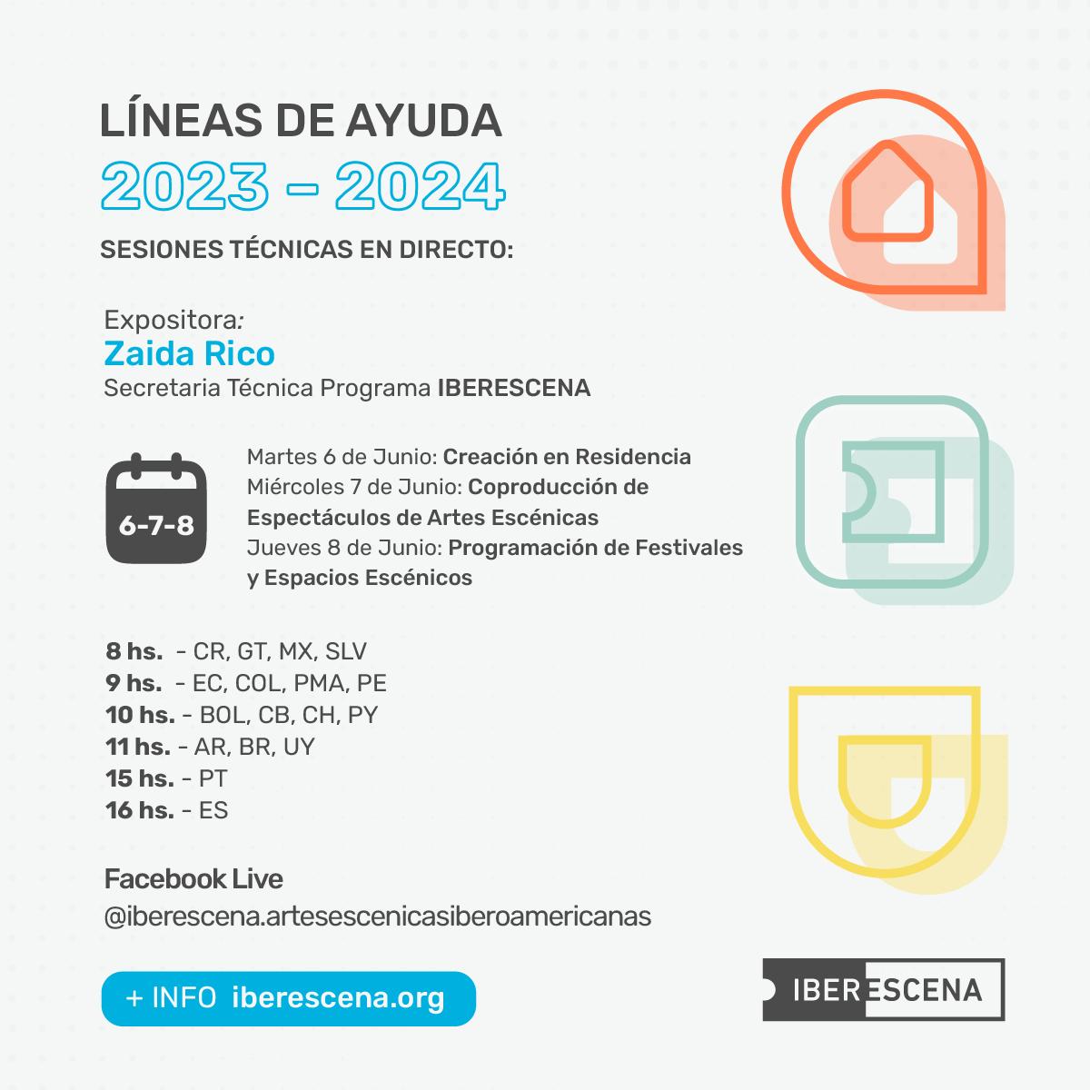 Sesiones técnicas acercarán convocatoria 2023-2024 de IBERESCENAS al sector de las artes escénicas imagen